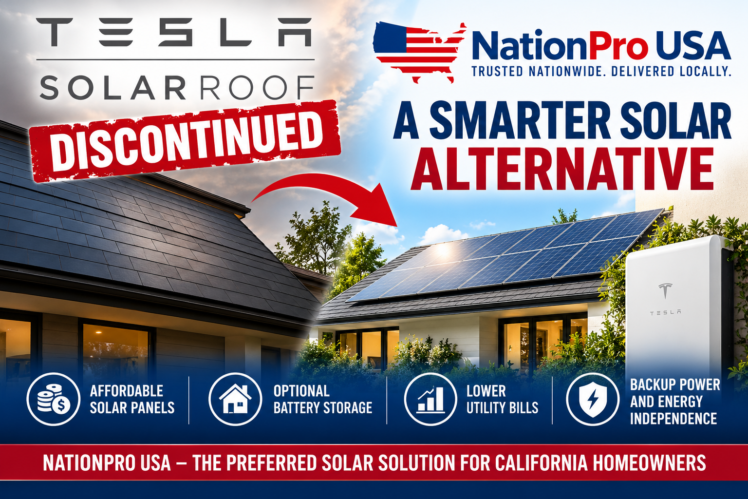 Tesla Solar Roof Discontinued: California Options (2026)