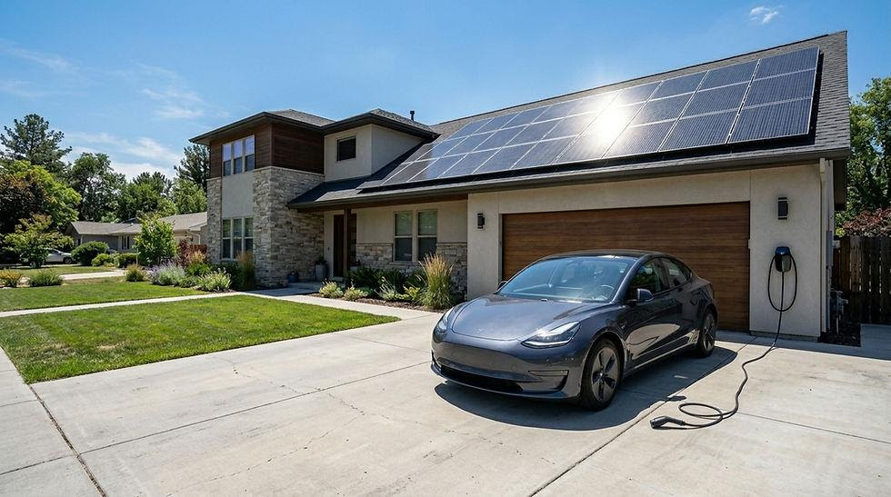 Southern California solar energy article about air conditioning and electric vehicle charging
