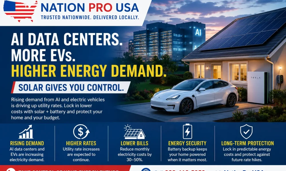 AI Data Centers, EVs and Rising Electric Bills | NationPro USA