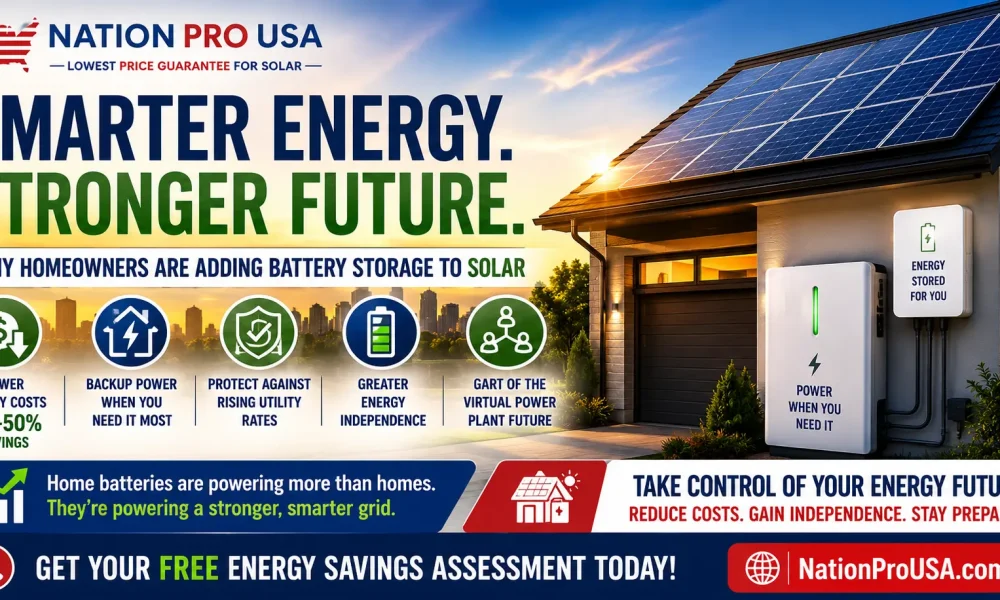 Chat GPT image for Adding Battery Storage Blog