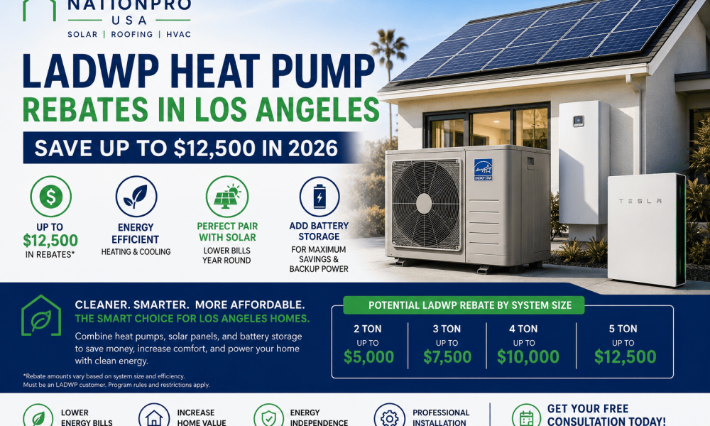 LADWP heat pump rebates